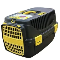 Plast Art Cat and Dog Carrier Bag Yellow/Black 32 x 48 x 31 cm