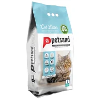 Petsand رمل بنتونيت متكتل للقطط بحبيبات ناعمة برائحة صابون مرسيليا 10 lt