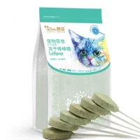 Ranova Tavuklu ve  Arpa Otlu Malt İçerikli Kurutulmuş Lolipop Kedi Ödülü 10lu