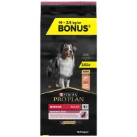 Purina Pro Plan Medium Adult Sensitive Skin Salmon 14+2,5 Kg Bonus Paket Somonlu Orta Irk Yetişkin Köpek Maması