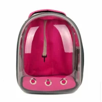 Pet Pretty Bacco Milano Astronaut Cat and Dog Carrying Bag 32x25x42cm Pink