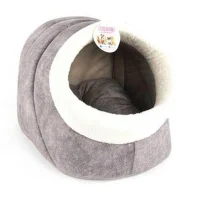 Petpretty Comfort Alaska سرير يوفا للقطط والكلاب باللون الرمادي 47x40x38 Cm