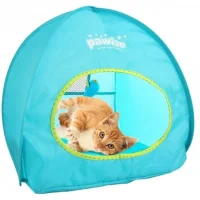 Pawise Cat Tent with Toys 40x46.5cm (Assorted Colors, Ask for Color)