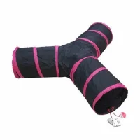 Pawise Three Way Cat Play Tunnel 25x35cm