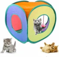 Teng Renkli Toplu Kedi Oyun Çadırı