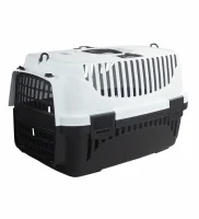 Plast Art Cat and Dog Carrier Bag White/Black 32 x 48 x 31 cm