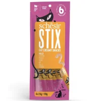 Schesir Cat Stix Tavuklu Krema Sıvı Kedi Ödülü 6x15gr