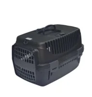 Plast Art Cat and Dog Carrying Bag Black/Black 32 x 48 x 31 cm
