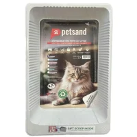 Pet Sand Seyahate حاوية رمل جاهزة (مضمنة في الرمل)
