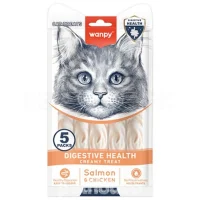 Wanpy Digestive Health Somonlu ve Tavuklu Krema Kedi Ödülü 5x14gr