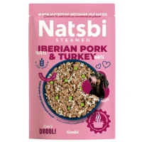Natsbi Steamed Iberian Pork & Turkey 200 g İber Domuzlu ve Hindili Köpek Yaş Maması