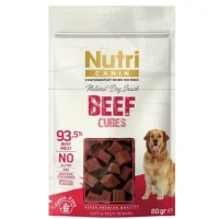 Nutri Canin 80 g Grain-Free and Gluten-Free Soft Beef Cube Dog Treat