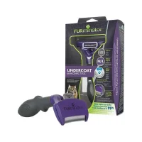 Furminator Undercoat Uzun Tüylü Kediler için Tüy Toplayıcı Kedi Tarağı [L]