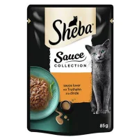 Sheba Hindili Parçalı Soslu Yetişkin Kedi Konserve Maması 85 gr