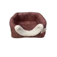 Petpretty Comfort سرير للقطط ثلاثي الوظائف، داستي روز، 42x42x23cm
