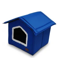 Su Geçirmez Ev Model Kedi Yatağı 40*40*40 cm