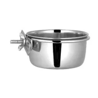 Vidalı Askılı 30 Oz Metal Yem Kabı  14.5