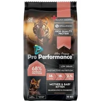 Pro Performance Mother & Baby Kitten 15 Kg غذای مادر و بچه گربه با ماهی سالمون، برنج و کرن بری