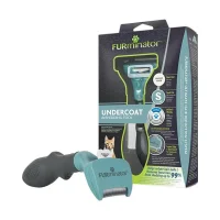 Furminator Undercoat Kısa Tüylü Kediler için Tüy Toplayıcı Kedi Tarağı 3,9cm [S]