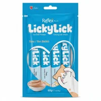 Reflex Plus LickyLick Ton Balıklı Sıvı Kedi Ödül Maması 4x15 gr