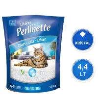 Perlinette 4,4 LT / 1,8 KG Silica Crystal Cat Litter for Adult and Sensitive Cats