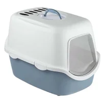 Stefanplast Cathy Filter Mavi Kapalı Kedi Tuvaleti 56x40x40 Cm