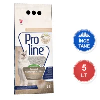 Proline خاک بستر گربه بنتونیتی با رایحه وانیلی 5 LT، کلوخه‌شونده