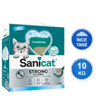 Sanicat Strong Clumps 10 KG İnce Taneli Topaklanan Bentonit Kedi Kumu
