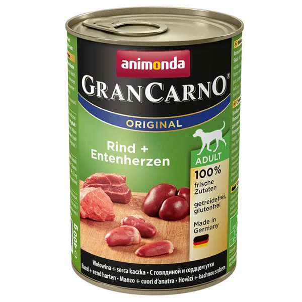 Animonda Gran Carno Hindi ve Ördek Etli Köpek Konservesi 400 gr