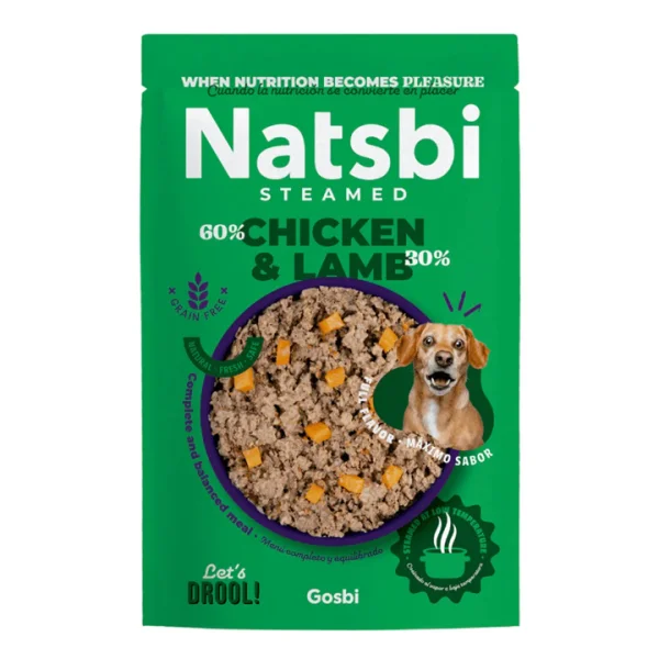 Natsbi Chicken & Lamb 200 g Tavuklu Kuzulu Tahılsız Köpek Yaş Maması